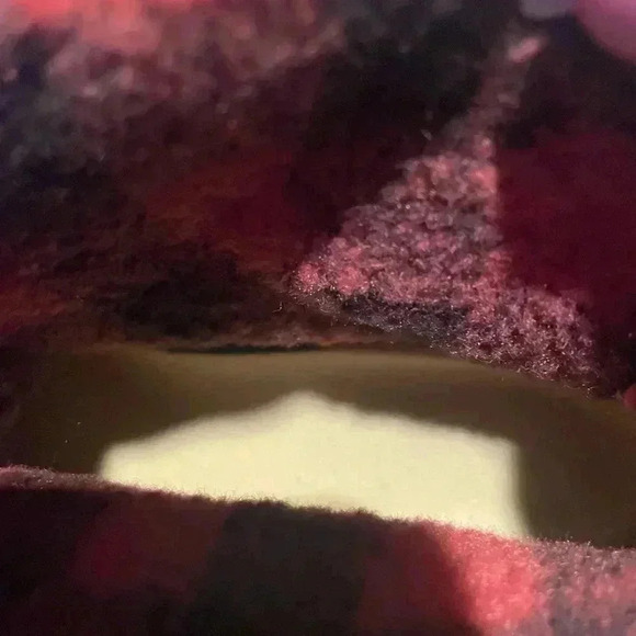 LL BEAN Woman’s Tan Bean Boots 7” Shaft Buffalo Check Fleece Lined Zip Front 7 - Picture 10 of 12